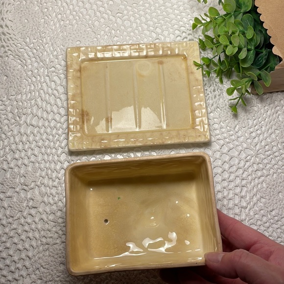 Vintage Wade Heath England butter dish - Picture 3 of 5